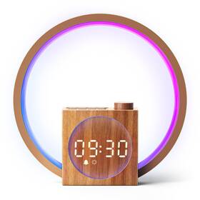 Dreamegg Yf03-dg-us Sunrise Alarm Clock - Sound Machine For Sleep 12 Ambient Colors &20-level Di