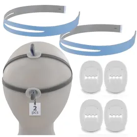 Dreamfinder Supplies 850017579408 Cpap Headgear Strap Replacement For Resmed Airfit P10 2-piece Durable
