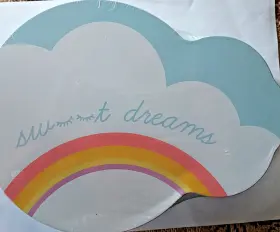Dreams Come True 815974028963 Womens Sweet Kit Cloud Eye Mask And Socks In Decorative Tin Sealed New