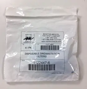1122447-6 Dreamstation Pack Of 6 Disposable Filters