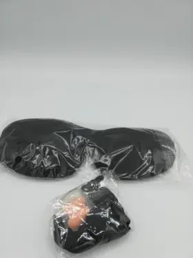 8741745213 Dreamything Sleep Mask With Carry Pouch And Earplugs - Contoured Eye For Travel