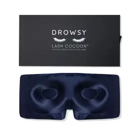 Drowsy 060674630816 Eyelash Protecting Silk Sleep For Natural Lashes And Extensions. Deep Eye Cups