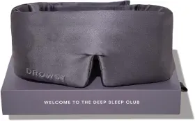 Drowsy 445042465456 Silk Sleep Mask - Face-hugging Padded Cocoon For Luxury In Total D