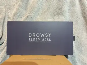 630229 Drowsy Silk Sleep Mask Moonlight Shadow Padded Eye Pillow One Size