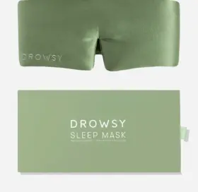 630809 Drowsy Silk Sleep Mask Pistachio Green New