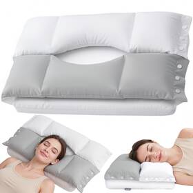 Duppa Np7417 O-shaped Neck Pillow For Sleeping Immersive Cloud-like Cradling Comfort