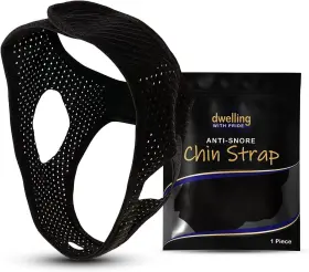 Dwelling With Pride 608802410630 Anti Snore Chin Strap - Anti-dry Mouth For Cpap Users Stop Noise