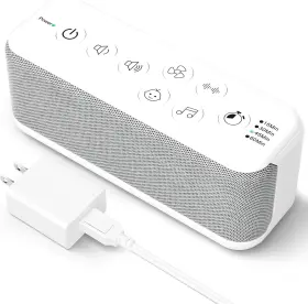 E-commerce Co.ltd 705353485510 White Noise Machine For Adults Usb Rechargeable Sound With 42 Soothing