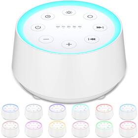 Easyhome Cwn-t7 Sleep Sound Machine White Noise Relaxing Night Light 30 Sounds Timer Volume