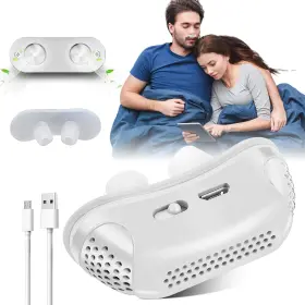 Eenet 744110034059 Anti Snoring Devices Effective Prevention Twin Turbine Electric Adjust