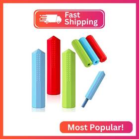 Eersida Toppers-15 6 Pieces Sensory Chew Pencil Toppers Set Chewable To