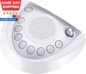 Electronics 313052225209 White Noise Machine Battery Powered Sound Portable Sleep With
