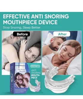9100551 Elegant Choise Sleep Aid Prevent Snore Anti Snoring Mouthpiece Guard Pure Night Usa