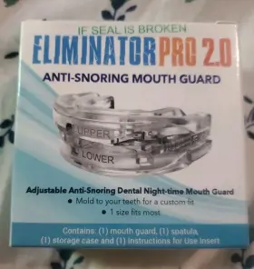 Eliminator Pro 2.0 712038686636 Stop Snoring Sleep Aid Custom Night Mouth Guard Mouthpiece Dr Approved