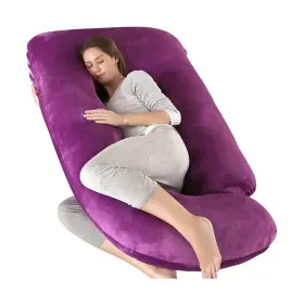 Elover 223014451086 Pregnancy Pillows U Shaped Full Body Pillow For Sleeping Support 57 Inch