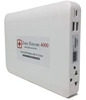 Energiemax 716053905123 Zopec Explore 4000 Universal Cpap Battery Backup Power 1.5-2 Nights . Works