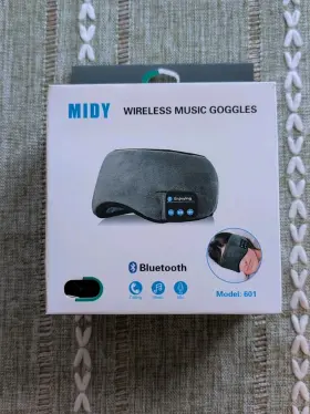 Enjoying 997201732882 Bluetooth Sleep Mask With Wireless Music Headphones Lightweight New In Box