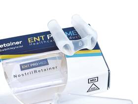 Entpromed Enr09 Nostril Retainer Silicone Tubes For Post Nasal 9 Transparent