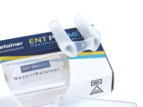 Enr09 Entpromed Nostril Retainer Silicone Tubes For Post Nasal 9 Transparent