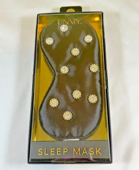 Env438 Envy Sleep Mask Black With Bling Design