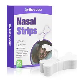 Eovvoe Ns-w-30 Nasal Strips For Snoring 30 Pcs Relieve 30pcs White