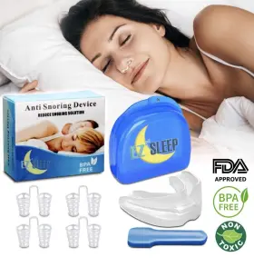 10636510120092 Es L Nose Vents For Snoring Mouthguard Anti Snore Mouthpiece Sleep Kit
