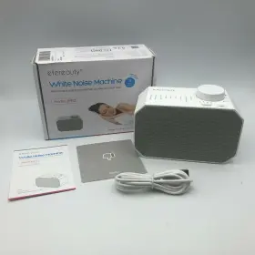 B100 Etereauty Brand 769265772182 White Noise Machine Home Sleep Sound Therapy Open Box As Is