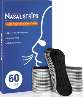 A41-bt Ettsnu Nasal Strips For Snoring 60 Ct Extra Breathing Nose Reduce Aids