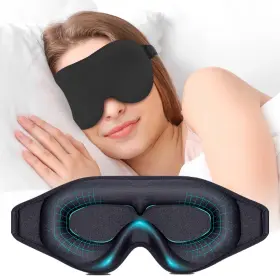 Eue 785179867257 Sleep Mask For Side Sleeper Women Men Light Blocking Eye Sleeping 3d