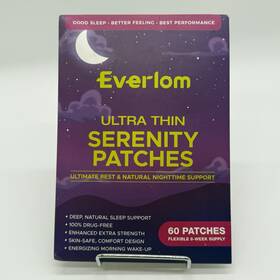 Everlom 850059574928 Ultra Thin Sleep Patches Extra Strength 60 Exp 10/2027