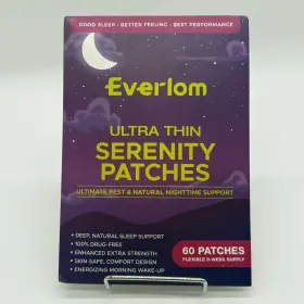 2027 Everlom 850059574928 Ultra Thin Sleep Patches Extra Strength 60 Exp 10/2027