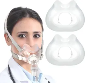 Everness 726084280946 Airfit F30 Full Face Cpap Mask Replacement Cushion Med 2-pack Compatible