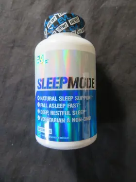 Evlutionnutrition 818901020696 Evl Evlution Nutrition Sleep Mode 60 Veggie Capsules Natural Support