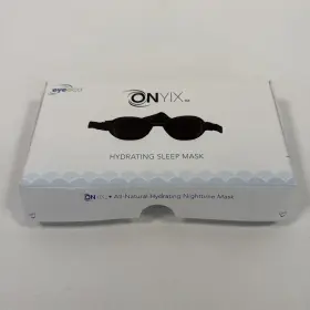 Eyeeco 893592000103 Onyix Sleep Hydrating Mask - Moisturizing For Dry Eyes Black