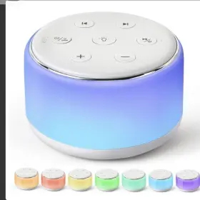 Mbz201 Famisym Pixie White Noise Sound Machine Baby For Sleeping With Night Light 34 Soothing Sounds