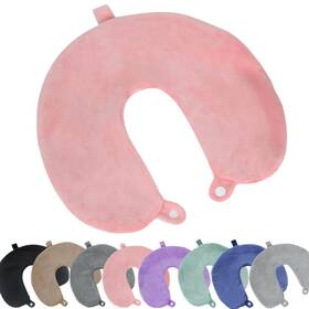 Feiyaumi Bzt001 Travel Neck Pillow Cover Case Pure Soft And Smooh Airplane Pi