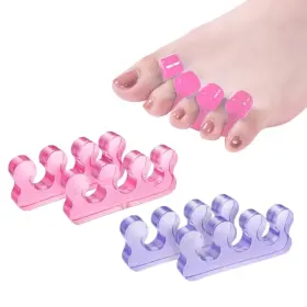 Fenzi 605162081098 Toe Separators For Bunion And Nail Polish - Pedicure Pink Purple