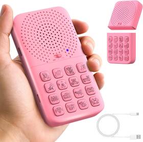 Fikami 445002554565 Rechargeable 2-in-1 Separable Magnetic Sound Effects Machine 16 Hilarious Sounds