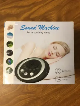 Sp-12-b Finewell Electronics Sound Machine Restful Sleep 6 Relaxing Sounds Improve Electronic