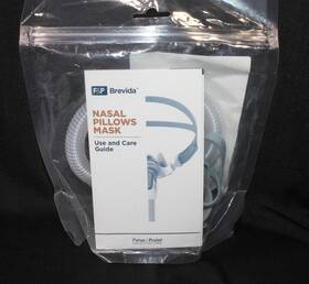 Fisher & Paykel 420012436436 F&p Brevida Complete Nasal Mask Set Headgear 2 Cushion Sizes Xs/s M/l New