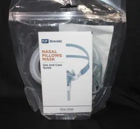 Fisher & Paykel 420012436436 F&p Brevida Complete Nasal Mask Set Headgear 2 Cushion Sizes Xs/s M/l New