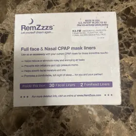 K5-fm Fisher & Paykel New Remzzzs Cpap Mask Liner Medium 30ct