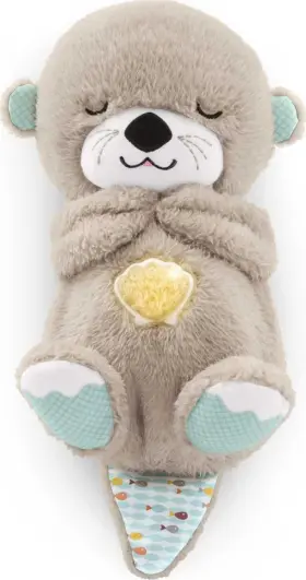 Fxc66 Fisher-price Baby Toy Soothe Ftn Snuggle Otter Portable Plush Soother