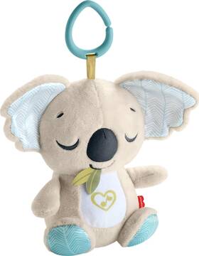 Fisher-price Jbd65 Fisher-price Baby Toy On-the-go Koala Soother 7.4803 Inches Multicolor