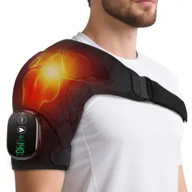D10220015-hjus Flaremore Cordless Shoulder Heating Pad With Vibration For Rotator Cuff Pain Relief Fs