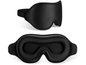Flycoco 766619224106 Sleep Mask For Sleeping Classic Black 1 Count Pack Of