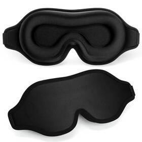 Flycoco Flycoco20240517004 Flycocoout Eye Mask For Sleeping 3d Contoured Cup No Pressure Sleep Black