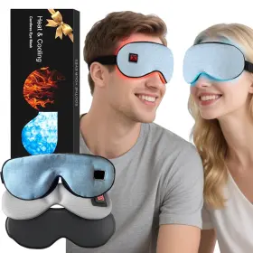 Fmlave 725414511613 Heated And Cooling Sleep Mask For Dry Eyes Migraines Electric Eye Ma