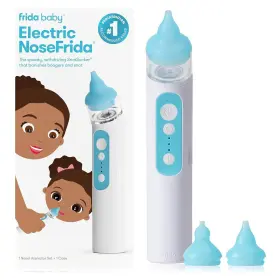 Frida 810028776654 Infant And Toddler Nasal Cannula Relieves Congestion 2 Silicone Heads