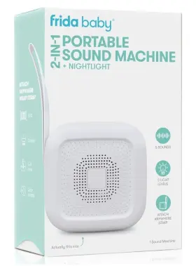 84025568 Frida Baby 2-in-1 Portable Sound Machine Nightlight - New